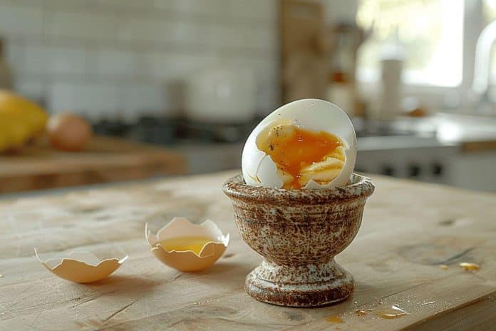 Oeuf a la coque : le temps de cuisson est important !